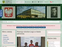 Tablet Screenshot of gimnazjum.malechowo.pl